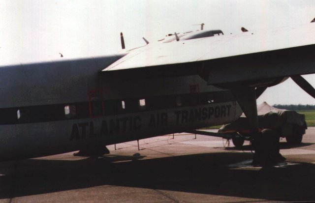 Bristol Type 170 Mark 31 G-BISU, starboard rear view