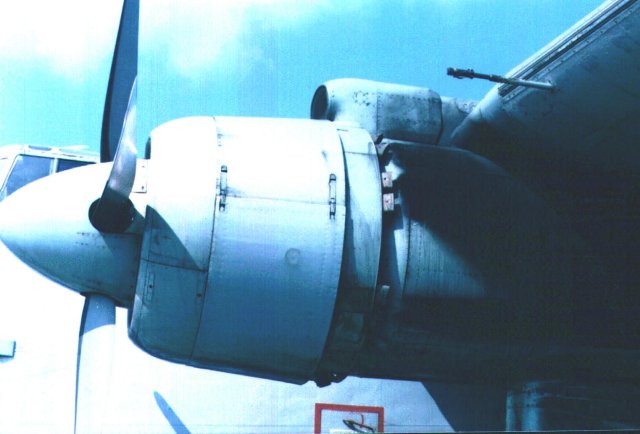 Bristol Type 170 Mark 31 G-BISU, port engine