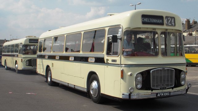 While many historic vehicles are preserved singly, AFM 103G and its sister AFM 106G (pictured above) made a very interesting pair and a third member of their batch - AFM 111G - also still exists.
