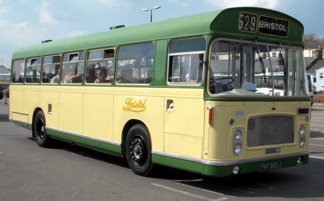 YHT 802J was one of the less popular shorter RESL variants of the Bristol RE, of which Bristol Omnibus itself only had 30 examples. On withdrawal it was donated to Soundwell Technical College for vehicle repair training before being bought by Dave Stanton of Stroud who repainted YHT 802J in Tilling One Man Operation livery. The rear engined PSV was purchased by Derek Ferris and a group of friends in 2008.