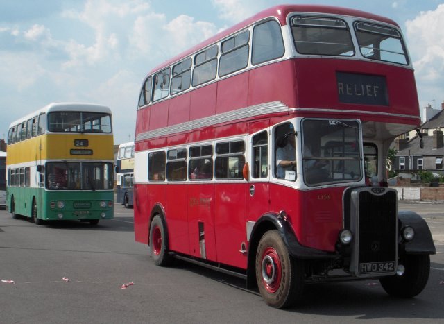 Duple bodied Guy Arab double deckers were only issued new to Red & White and Barton and HWO 342 is the only survivor of the Red & White batch. Mostly allocated to Chepstow depot for the long Gloucester-Cardiff route, it was regularly crewed during 1959 and 1960 by Ken Morgan and his future wife Shirley who rescued and now own the vehicle. Ken himself went on to drive for Associated Motorway services, and - after leaving Red & White in 1968 - HWO 342 spent a further three years working in Scotland before being left to deteriorate for over 20 years. It was finally restored in 2003.