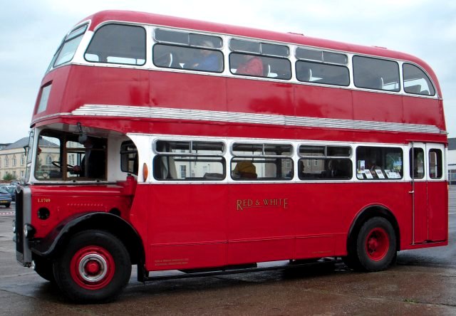 Duple bodied Guy Arab double deckers were only issued new to Red & White and Barton and HWO 342 is the only survivor of the Red & White batch. Mostly allocated to Chepstow depot for the long Gloucester-Cardiff route, it was regularly crewed during 1959 and 1960 by Ken Morgan and his future wife Shirley who rescued and now own the vehicle. Ken himself went on to drive for Associated Motorway services, and - after leaving Red & White in 1968 - HWO 342 spent a further three years working in Scotland before being left to deteriorate for over 20 years. It was finally restored in 2003.