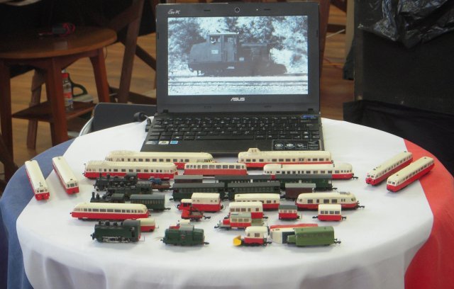 Also on display was an impressive selection of rolling stock and a slideshow of French metre gauge railways as they once were.