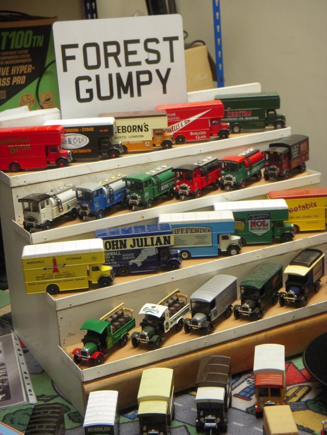 Making a welcome return to St Margaret's Hall for CLIC Sargeant and also well known on the outdoor vintage transport show scene was Churchdown based Tony Ingrams with his 1/50 scale display of buses and lorries.&nbsp;
