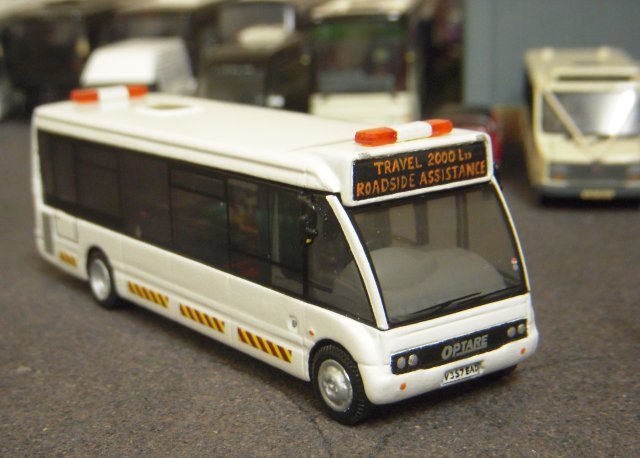 Meanwhile, an  Optare Solo specially equipped as a travelling workshop for the roadside assistance of broken down PSVs was a new addition to the Travel 2000 fleet.