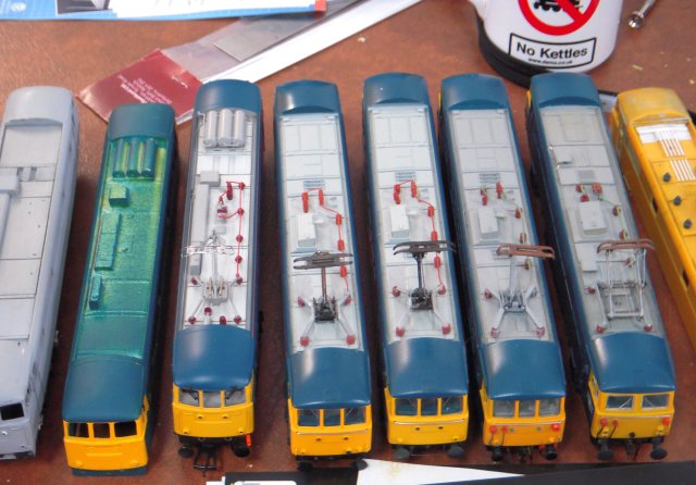 Classic British diesel locomotives - and an impressive line up of London Midland AC electrics - detailed to an extremely high standard dominated the now-traditional modelling displays at St Margaret's Hall although, as Roger Webb was keen to demonstrate on the test track outside Universal Works, ready-to-run manufacturers such as Heljan are rapidly improving the specification of such products as the North British Type 2  D6313.  It is hoped that these diverse and short-lived B-Bs will return along with a range of other Western Region diesel hydraulics to a future display for the Cheltenham GWR Modeller's Group Exhibitions.