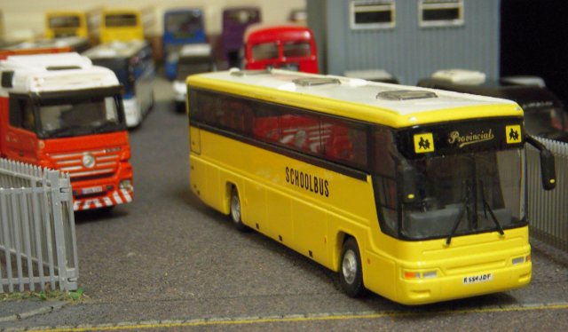 October 2012 meant Travel 2000 saying goodbye to its 1985 vintage Plaxton Paramount bodied Dennis Lancet as it was towed away by enthusiasts for restoration, although new additions to the yard were a Mercedes Sprinter limousine conversion by Starfleet, a 2008 Optare Solo M850 dedicated as a school bus and a Plaxton Premier bodied Volvo B10M now fitted with 70 seats in 3+2 format, also for school bus work.