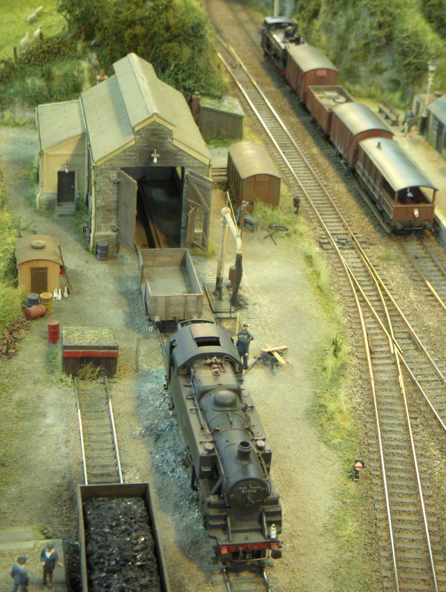 Branch traffic included light engine movements to the locomotive depot, civil engineering trains with four wheeled coaches and vans, pick-up goods handling wagonloads of coal, oil and general merchandise, stopping passenger services formed by loco-hauled carriages, push-pull units and DMUs and stone wagons running empty to the quarry loader and then full away.