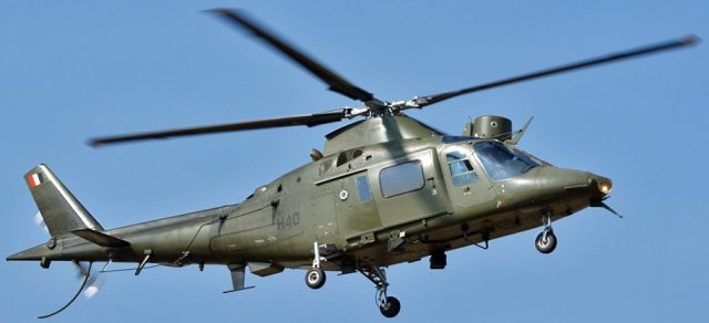The smallest wheeled helicopter I recorded in motion at Fairford on 18 July 2011 was twin engined Agusta A-109BA H38 ( constructors number 3038 ) of the Belgian Air Component.