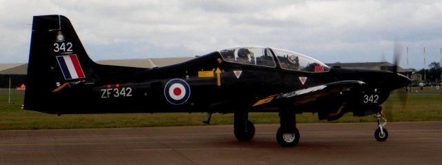 ZF 287 - seen above - belonged to 72 ( Reserve) Squdron at 1 FTS and was named 'City of Leeds' named after Spitfire Mk V W3181 that flew with 72 Squadron and failed to return after encounter with a Bf-109 on 19 July 1941. ZF 342 - pictured below - was also based at RAF Linton on Ouse.