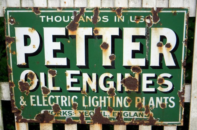  I made the most of my 50 minute wait at Castletown and was pleased to see the enamel sign pictured above, somewhat rusty but making a link between the railway, Westland, English Electric and Folland aircraft as well as Dursley based Lister-Petter inside the wider Hawker Siddeley group of companies