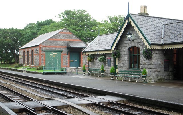 Immaculately kept in the manner of all Isle of Man Steam Railway structures, Castletown was one of the larger stations on the line and even boasted a goods shed, behind which was plinthed the frames of Beyer-Peacock built locomotive number 7.