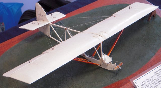 Although by definition not a propelled aircraft, many early pilots would have first encountered fixed wing flight aboard a glider like the Camm Primary, modelled here from scratch in 1/24 scale.  Designed by F.J. Camm, details of this basic, minimalist - yet full sized - machine first appeared in his "Model Aircraft Book" of 1936.  Intended for home construction, Camm claimed the Primary was almost as good as many of the more advanced sailplanes of the era.