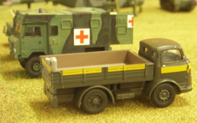 The RAF vehicle registration number on the BT models Karrier Bantam is 49 AD 00, part of a batch of 2 ton dropside lorries acquired in 1969 and numbered between 48 AD 78 and 49 AD 04.  