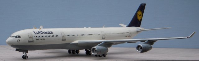 The A340-211 with the constructor's number 008 was first flown on 7 December 1992 with the test registration F-WWJA before entering Lufthansa service as D-AIBA "Nuernberg" on 29 January 1993.  The six strong Lufthansa A340-200 fleet was withdrawn ten years later with D-AIBA being one of five aircraft transferring to South African Airways.  Reregistered as ZS-SLA on 8 April 2003, it was withdrawn from use in June 2011.