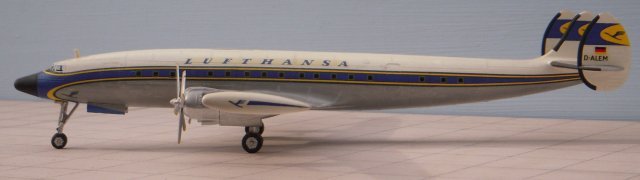 The Super Constellations were then disposed of, D-ALEM being scrapped and the exhibit later displayed with this registration at Munich Airport being created from former Air France Super Constellation F-BHML.