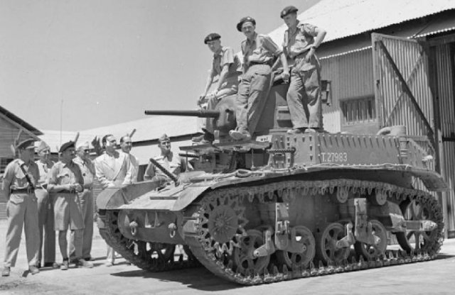 The British army in North Africa was the first organisation to put the M3 into combat.  Officially known as the Stuart - after American Civil War General J.E.B. Stuart - the rivetted-turret version of the M3 supplied to Britain under Lend-Lease was more commonly known as the Honey after a tank driver remarked "She's a honey".  