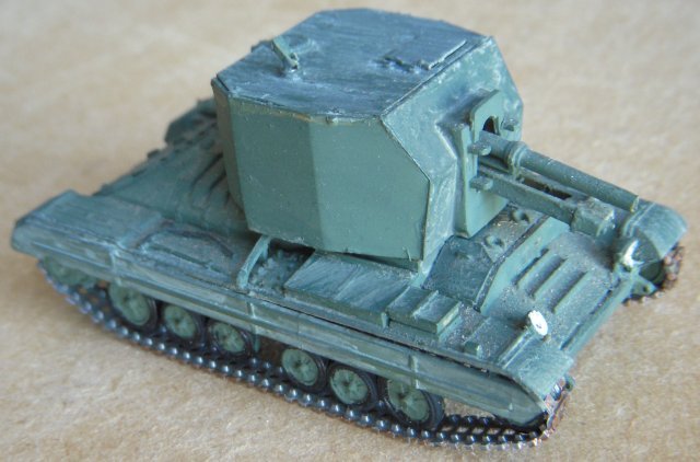 June 1941 had already seen the Birmingham Railway Carriage and Wagon Company entrusted with developing a self propelled 25 pounder howitzer to cope with the highly mobile nature of mechanised warfare in the North African desert in which the Afrika Korps was also using self propelled guns.  The prototype of "Ordnance QF 25-pdr on Carrier Valentine 25-pdr Mk 1" -  universally known as "Bishop" -  was ready for trials in August 1941 with 100 units ordered in November that year.