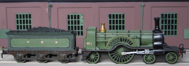 Also present in the complete Rosebud kit but missing from Ron's modes were oil lamps and coupling hooks, although to fully finish both models some oval Doncaster worksplates and vacuum brake pipes would also be needed.  Screw link couplings were eventually sourced from set LP5 produced by Dorset based Smiths by W&T while item DA9 from Springside Models of Devon yielded the white metal vacuum pipes - both being attached by gel superglue.