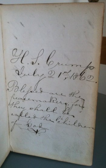 Mrs Woollett also very kindly sent me some pictures of the family bible that her mother left to her which, as can be seen below, show the following inscriptions.