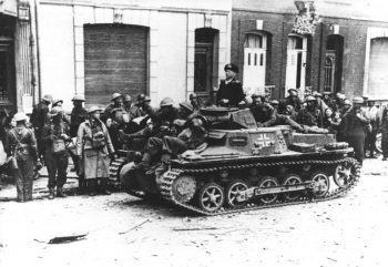 However, despite their design limitations and mechanical shortcomings, Panzer Is would still play a part in the early stages of World War II where radio communication, speed and deployment in large numbers would overcome both Polish anti-tank guns and better armed French tanks.