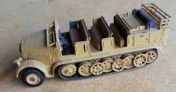 From 1938, the 88mm Krupp gun was often paired with the Krauss-Maffei built Sd Kfz 7 eight ton half track.