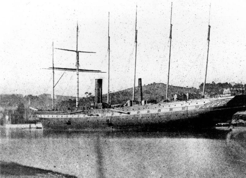 Worse still, GREAT BRITAIN was trapped in Bristol harbour until December 1944 due to a dispute over widening the gates to the lock leading to the River Avon. In the end, Brunel himself supervised the removal of lockside coping stones and on the biggest tide of the year his iron giant escaped. 